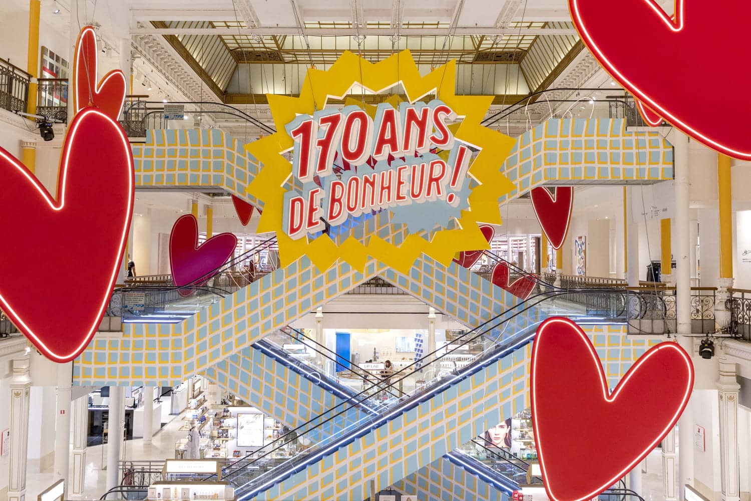 Notre Aventure au Bon Marché : De l'Anniversaire des 170 Ans à 14 Mois d'Expositions et de Créativité